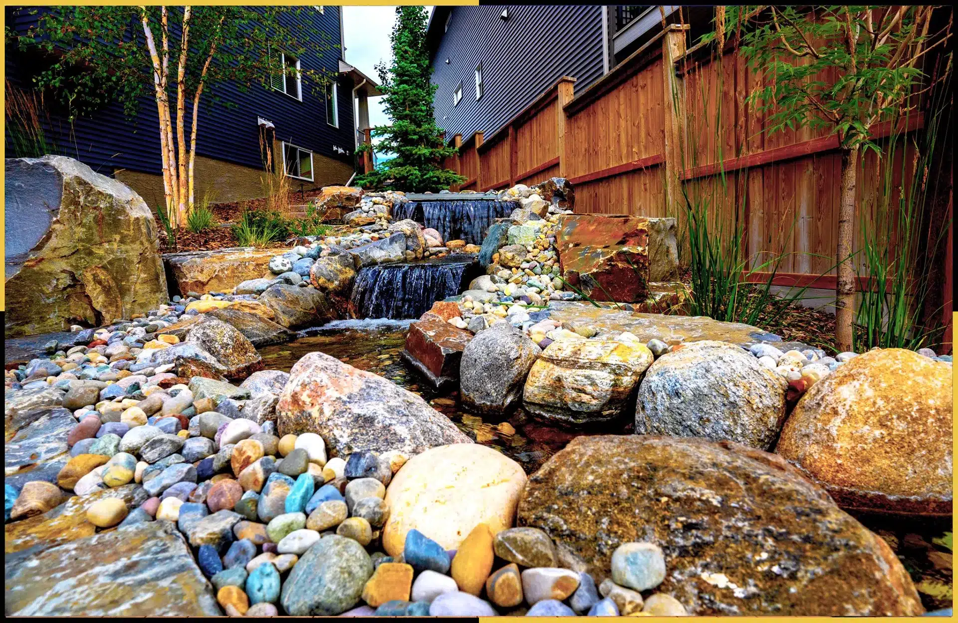 Nolan Hill landscape waterfall